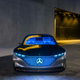 Image for article titled The Mercedes-Benz Vision EQS Sets Up An All-Electric S-Class And The Lighting Is Wild